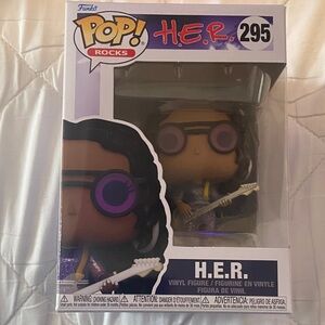Funko Pop Rocks H.E.R. with‎ Purple and Black Accents